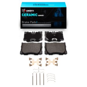 Mercedes-Benz CLS450 Ceramic Brake Pads - Front - R1 Concepts - R1 Ceramic Pads & Hardware Kit - `16-`23